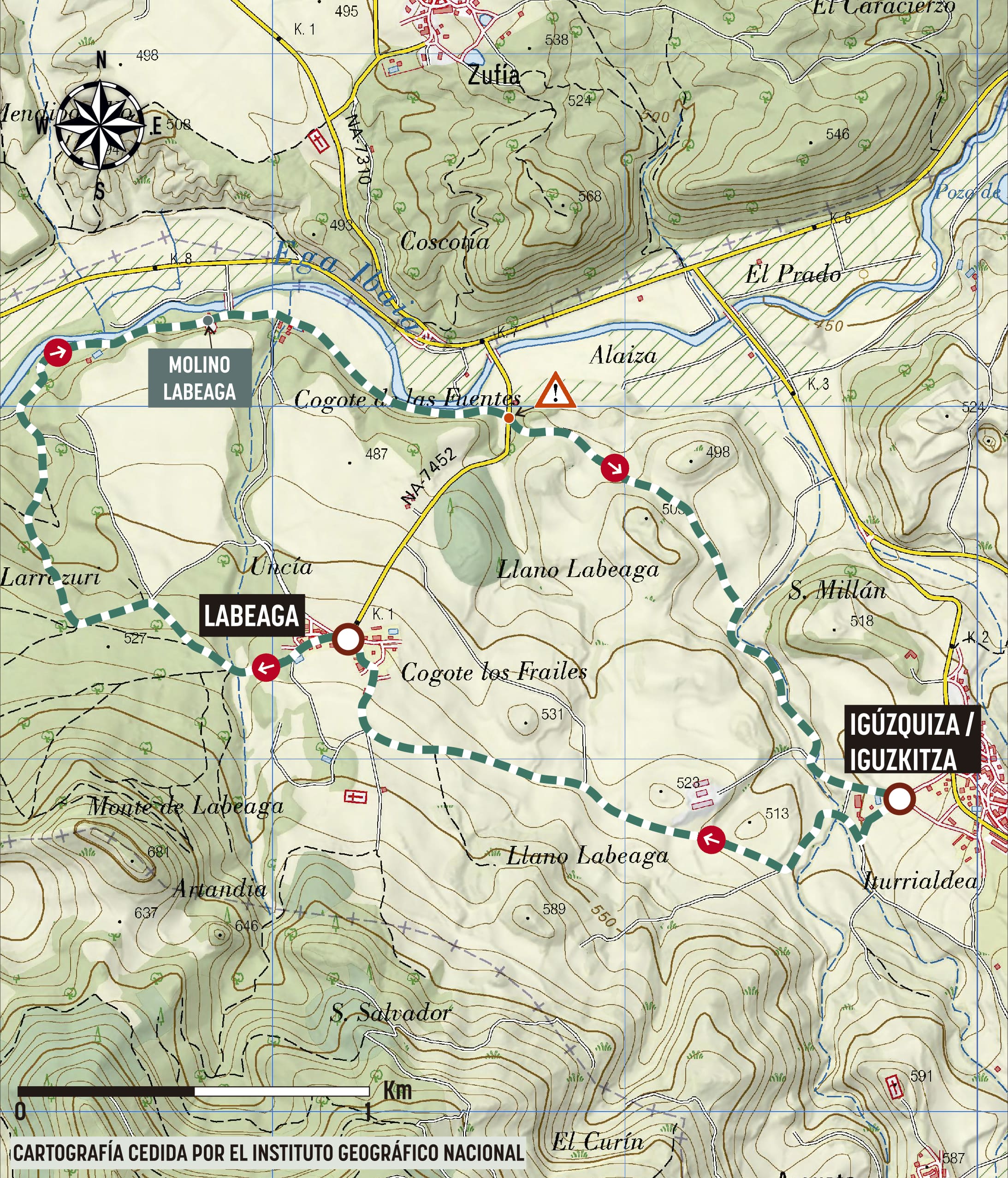 Mapa de la ruta