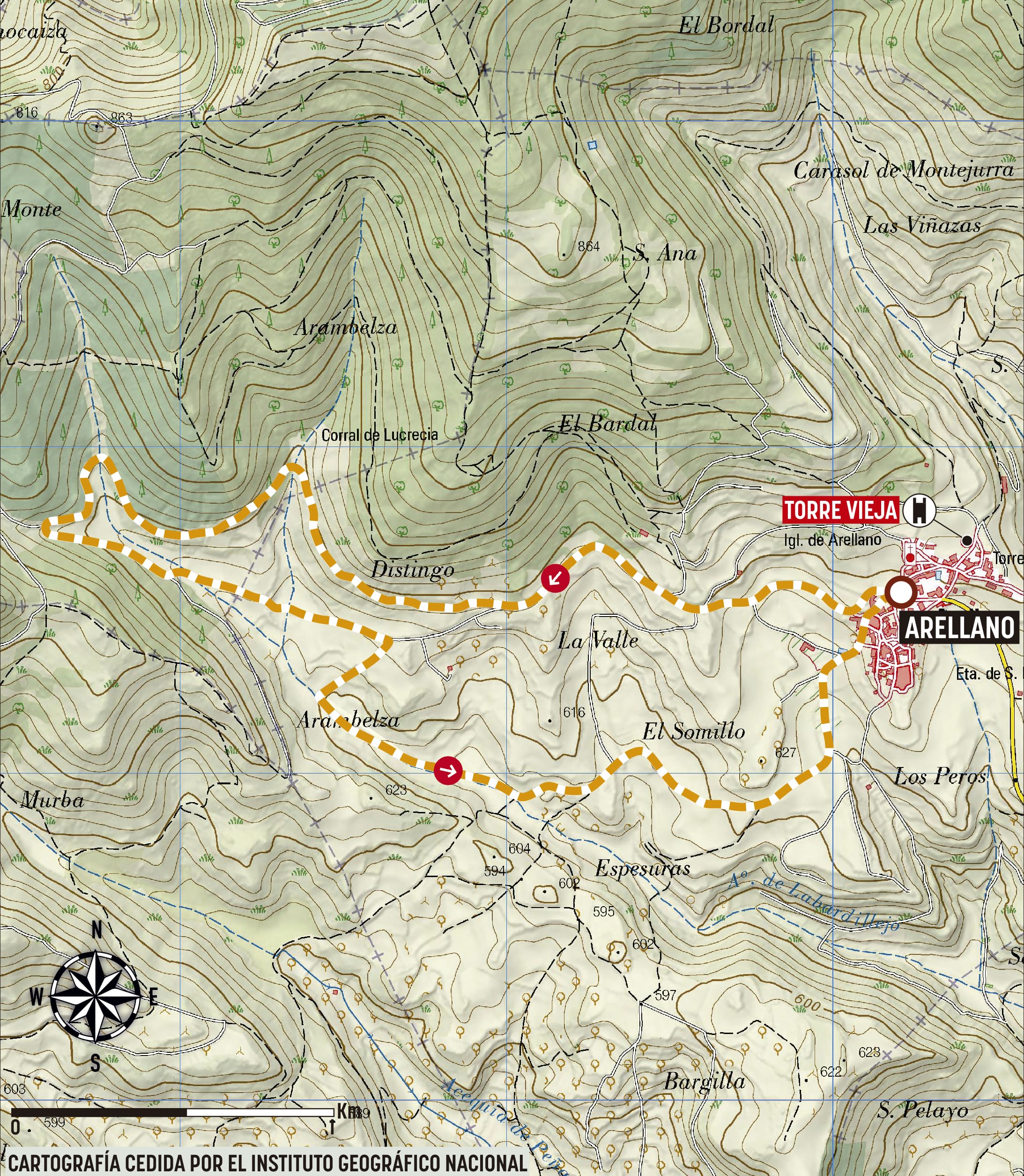 Mapa de la ruta